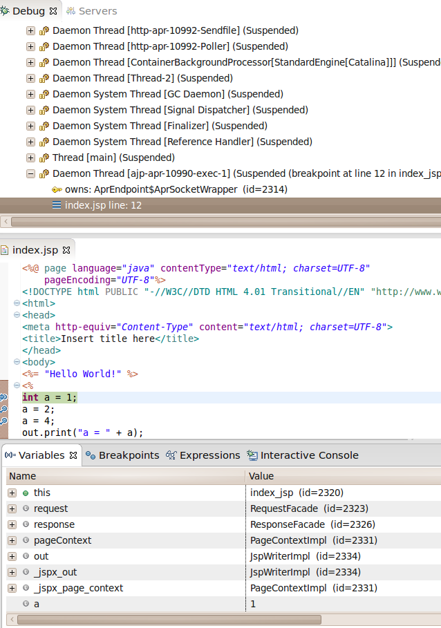 Remote Java debugging with Eclipse - JDWP